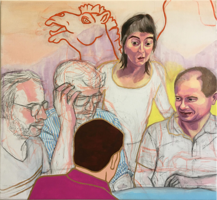 An incredible story,110x120cm, acrylic on canvas